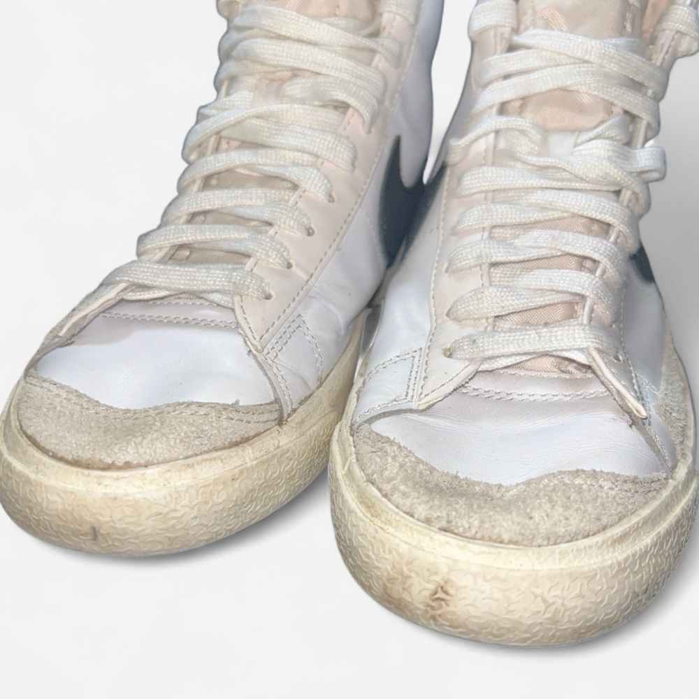 Nike White and Black High-Tops - Picture 6 of 7